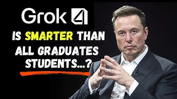 Why Grok 4 is the smartest AI in The world? (Grok 4 Launched) Is Humanity Falling Behind?