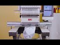 BAI Mirror The Best 15 Needle Embroidery Machine with Hat Hoops