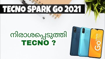 Tecno Spark Go 2021 Spec Review Features Specification Price | Malayalam
