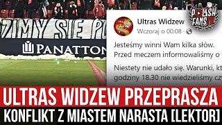 Ultras Widzew przeprasza - konflikt z miastem narasta [LEKTOR] (03.02.2023 r.)