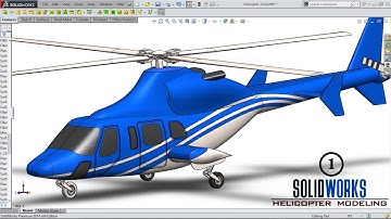 How to Design Helicopter in SolidWorks | Advance Surfacing Modeling in SolidWorks_Part-1
