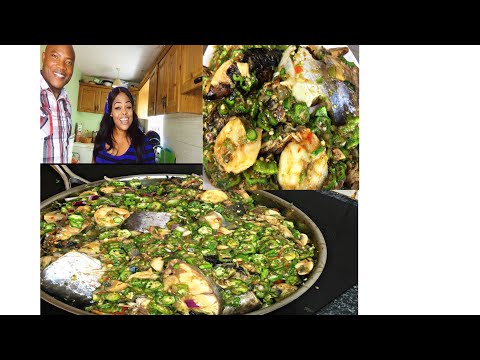 How to make Okra soup without red oil | Onyi emy’s Kitchen