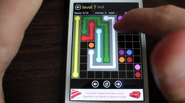 Flow - 9x9 Level 7 Walkthrough