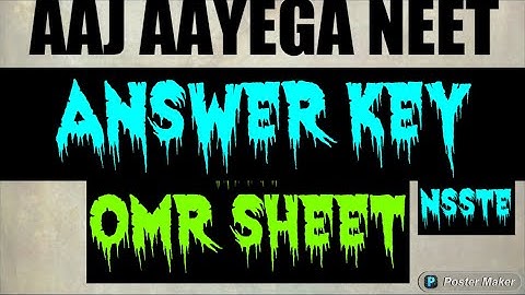 NEET 2022 OFFICIAL ANSWER KEY RELEASED TODAY WITH OMR SHEET OFFICIAL NEWS BY NTA #neet2022resultdate