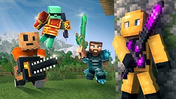 Minecraft Manhunt, but ITEMS are RANDOM