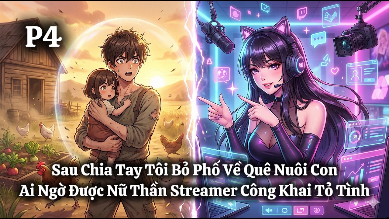 Sau Chia Tay Tôi Bỏ Phố Về Quê Nuôi Con, Ai Ngờ Được Nữ Thần Streamer Công Khai Tỏ Tình | P4
