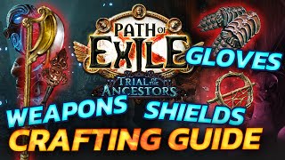 Intermediate IN-DEPTH Gear Crafting Guide - Gloves, Weapons, Shields