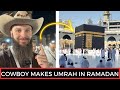 A cowboy muslims first time doing umrah in ramadan  texan in mecca