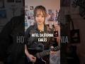 【Hotel California guitar cover】ゆびいたい、マイッタ#hotelcalifornia #eagles #guitarcover #girlguitarist