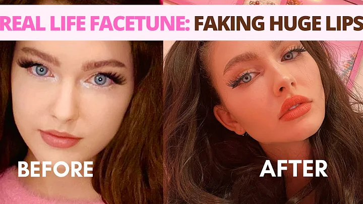 USING FACE POWDER TO FAKE HUGE LIPS?? The makeup h...