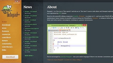 파일 편집을 위한 노트패드 플러스 설치
