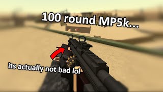 100 round MP5K...