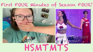 REACTING to the first FOUR MINUTES of HSMTMTS S4!!! *I’m FREAKING out*