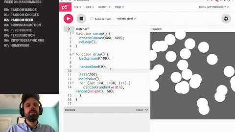 CP1: Randomness in P5JS – Random Seed