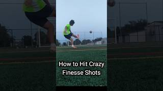 4 Steps to Crazy Finesse Shots #soccertraining