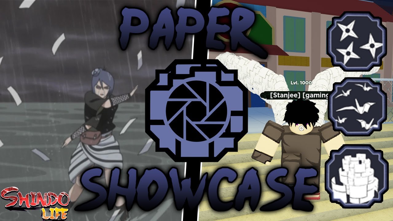 Shindo Life: Paper showcase 