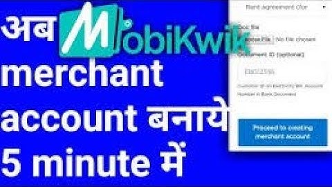 Mobikwik merchant account, how to create Mobikwik merchant account