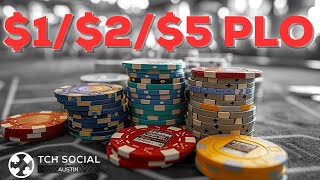 LIVE POKER | $1/$2/$5 PLO (Pot Limit Omaha) Cash Game | TCH LIVE screenshot 3