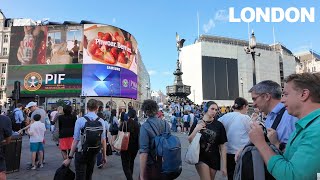 How PICCADILLY CIRCUS Looks Now – London Street Walk 4K