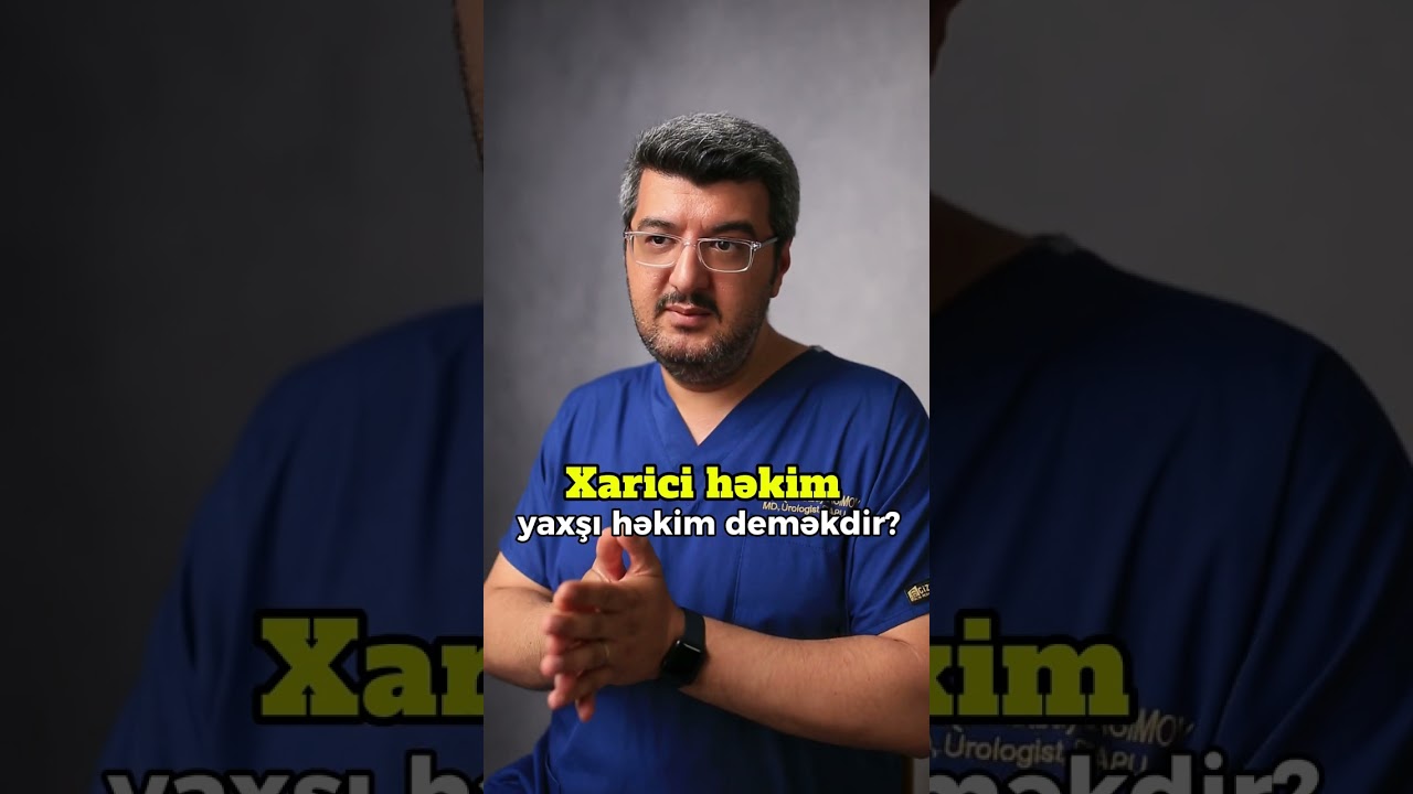 Qapısında nə qədər xəstə gözləyir, deməli yaxşı həkimdir?!