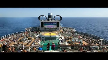 MSC Seaview preview- Timelapse video on board , "life on the ship" .