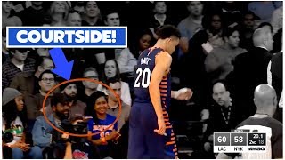 HOLY SH*T! We Sat COURTSIDE at Madison Square Garden!