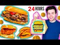 I only ate MrBeast Burger for 24 HOURS CHALLENGE!