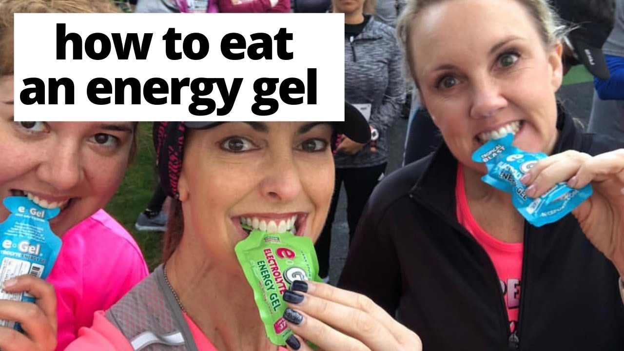 Best way to eat an energy gel without the packet cutting the edges of