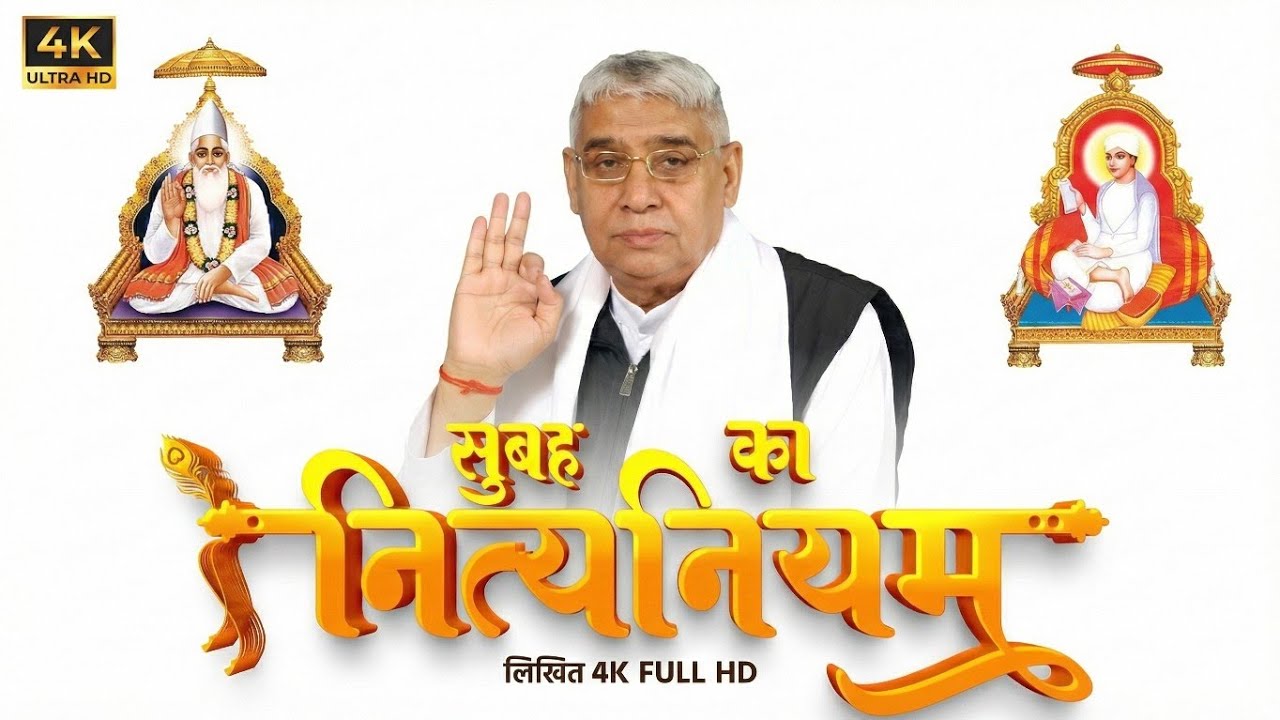 सुबह का नित्यनियम (लिखित) | Nitya Niyam by Sant Rampal Ji Maharaj | 4K UHD | Satlok Ashram UPDATED