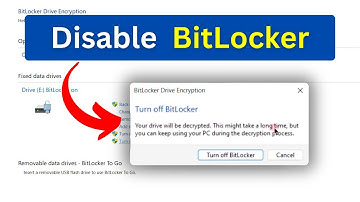 How to Disable Bitlocker in Windows 11? Dell, HP, Acer, MSI, Lenovo Bitlocker
