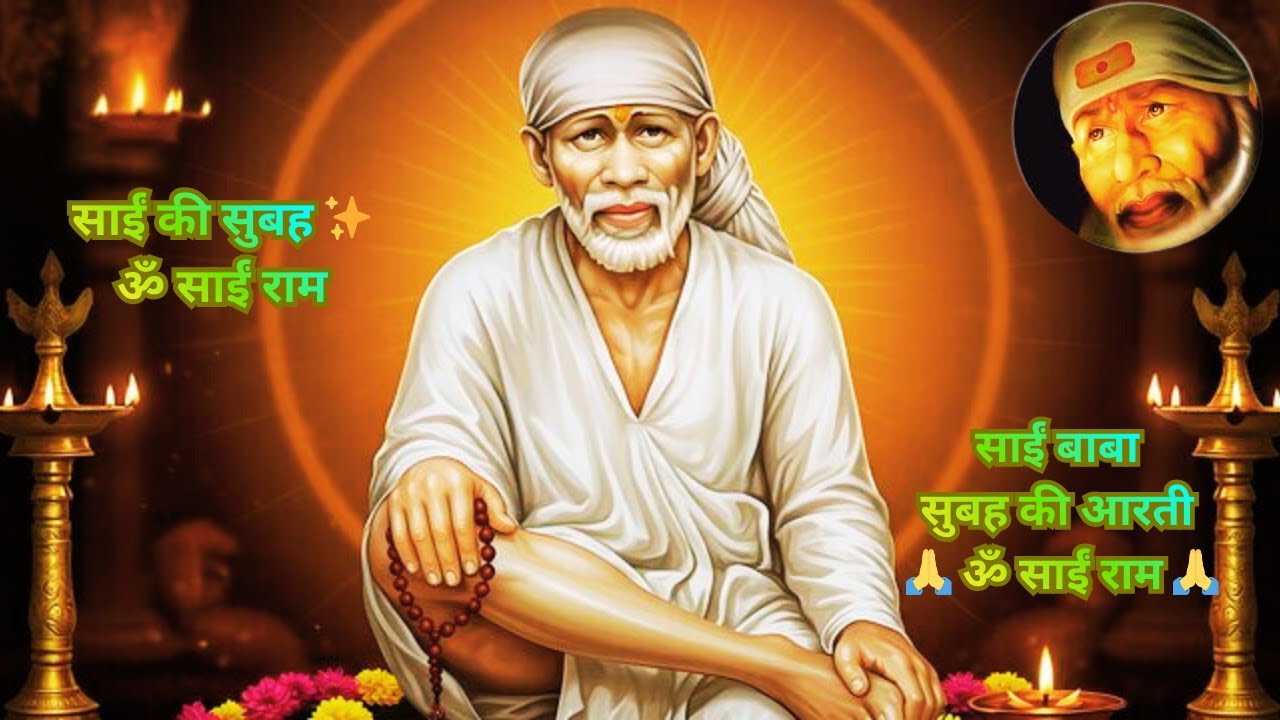 साईं बाबा – सुबह की आरती | ओरिजिनल रचना | Sai Baba Morning Aarti | Om Sai Ram