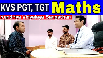 Mathematics Kvs teacher interview | Maths teacher interview questions | Saharanpur | PD Classes