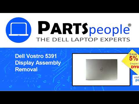 Dell Vostro 5391 (P114G001) Display Assembly How-To Video Tutorial