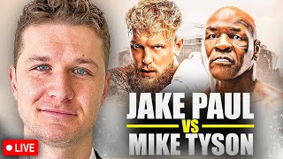 Thumbnail for Jake Paul vs Mike Tyson LIVESTREAM Watch Party From Dallas With Papa Plem!! The W.A.D.E. Concept