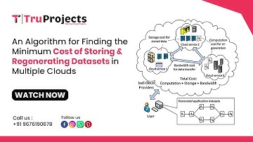 An Algorithm for Finding the Minimum Cost of Storing and Regenerating Datasets in Multiple Clouds