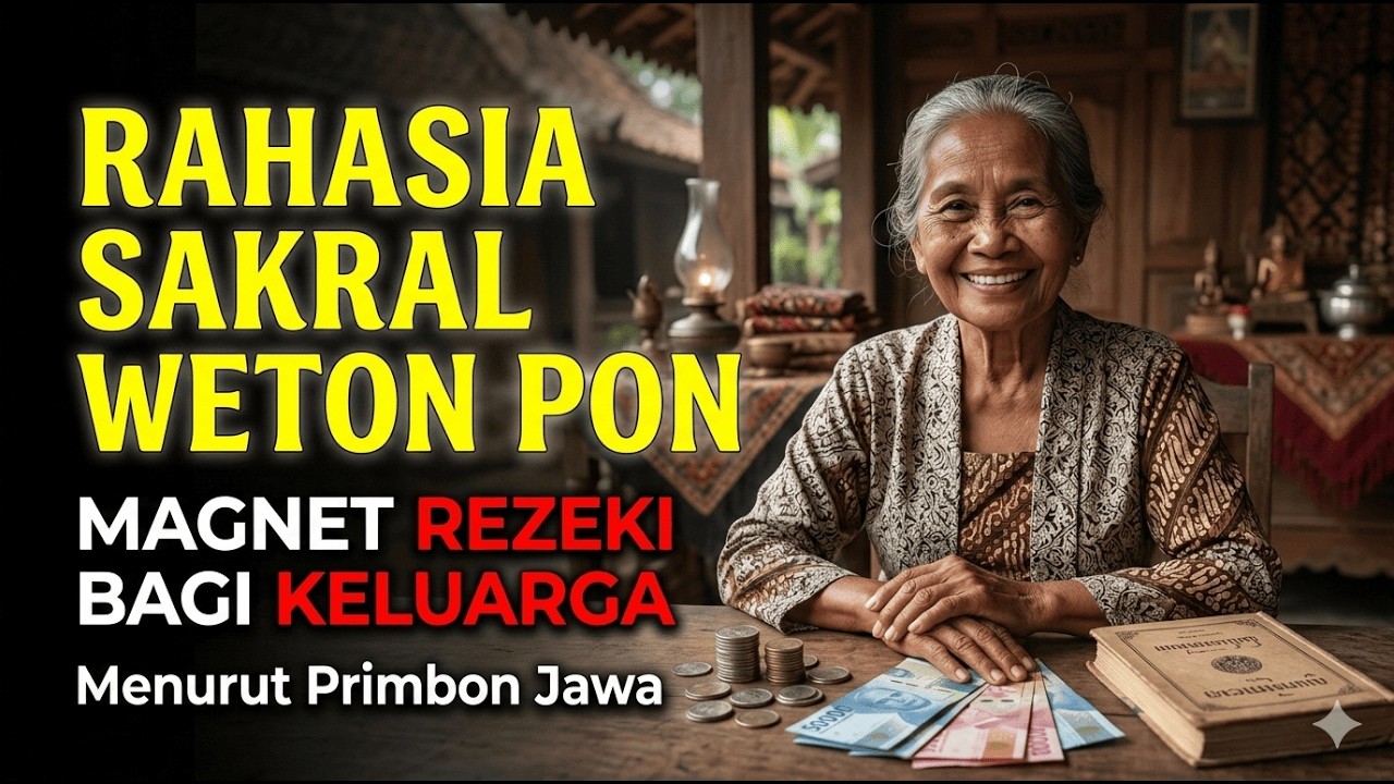 RAHASIA SAKRAL WETON PON Magnet Rezeki Bagi Keluarga Menurut Primbon Jawa