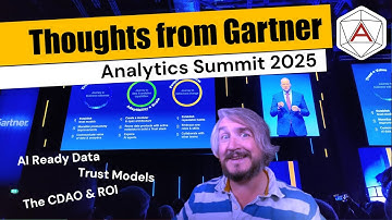 Thoughts from Gartner Analytics Summit 2025