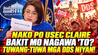 NAKO PO USEC CLAIRE BAKIT MO NAGAWA TO? TUWANG TUWA MGA DDS NIYAN!