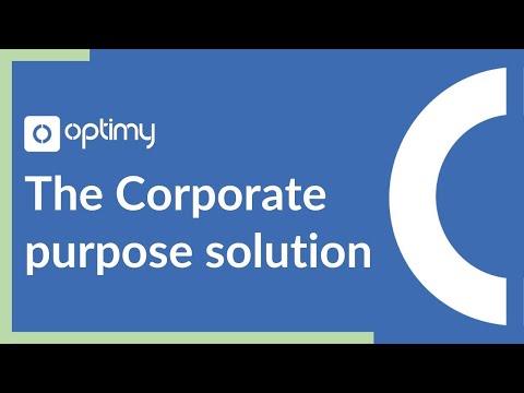 Optimy: The Corporate Purpose Solution - video from Optimy