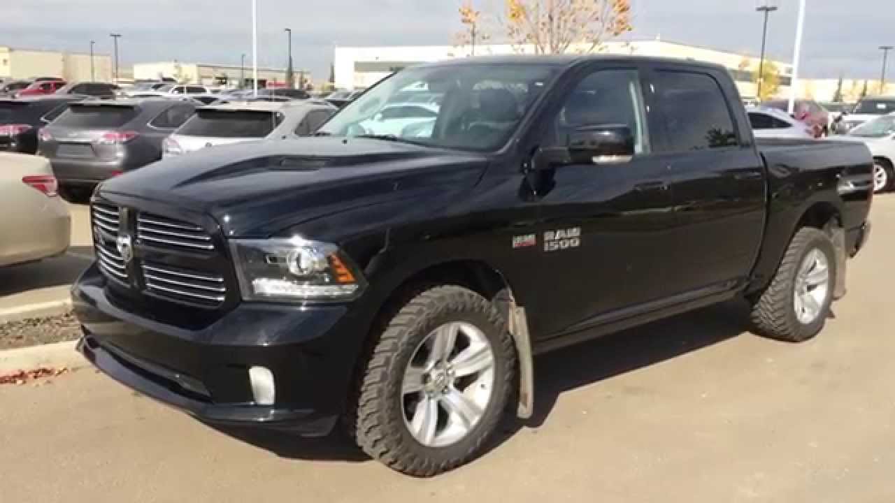 Pre Owned Black 2013 Ram 1500 4WD Crew Cab 140.5" Sport Review