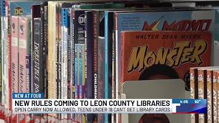 Leon County Commission votes to allow open carry in libraries, updates card eligibility requireme...