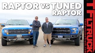 Roman Gets His Butt Kicked! Old vs New & Tuned Ford Raptor Drag Race