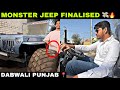 Biggest monster jeep from dabwali punjab  jaipur ki sadko pe machega bhaukaal 