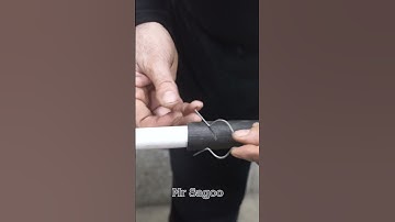 Be sure to remember this trick! How to securely clamp a hose without a clamp #shorts