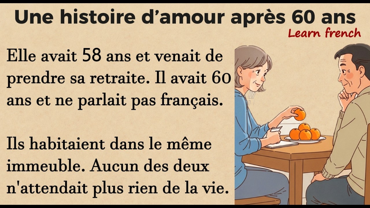 Slow French Listening | Love After 60 | Daily Practice