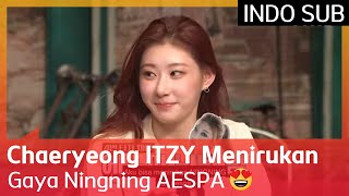 Chaeryeong ITZY Menirukan Gaya Ningning AESPA 😍  #IdolSongDictationContest2  🇮🇩SUB INDO🇮🇩
