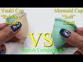 Yuuki Cup Rainbow vs Mermaid Cup Soft SMALL - Menstrual Cup Squish