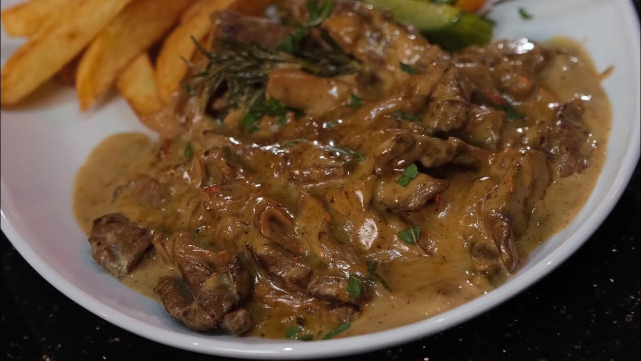 ايمانسي لحم بالفطر.  الشامبينيون وصفة قوة 🔥🥩