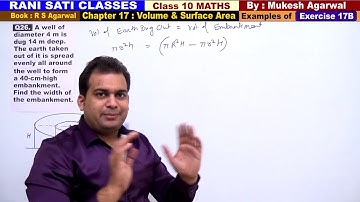 Class 10 Maths (Ex 17B Example 26) Volume And Surface Area (RS Agarwal 2019)