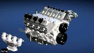 GM ZR1 Corvette V8 Engine Assembly LS9 and Car
